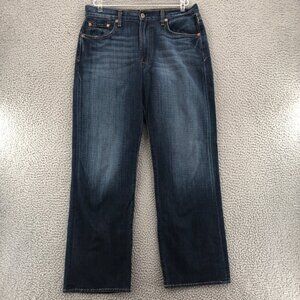 Lucky Brand Jeans Womens 32 Blue 181 Medium Wash Denim Straight Leg Everyday